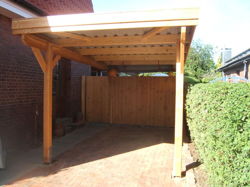 Carport aus Holz